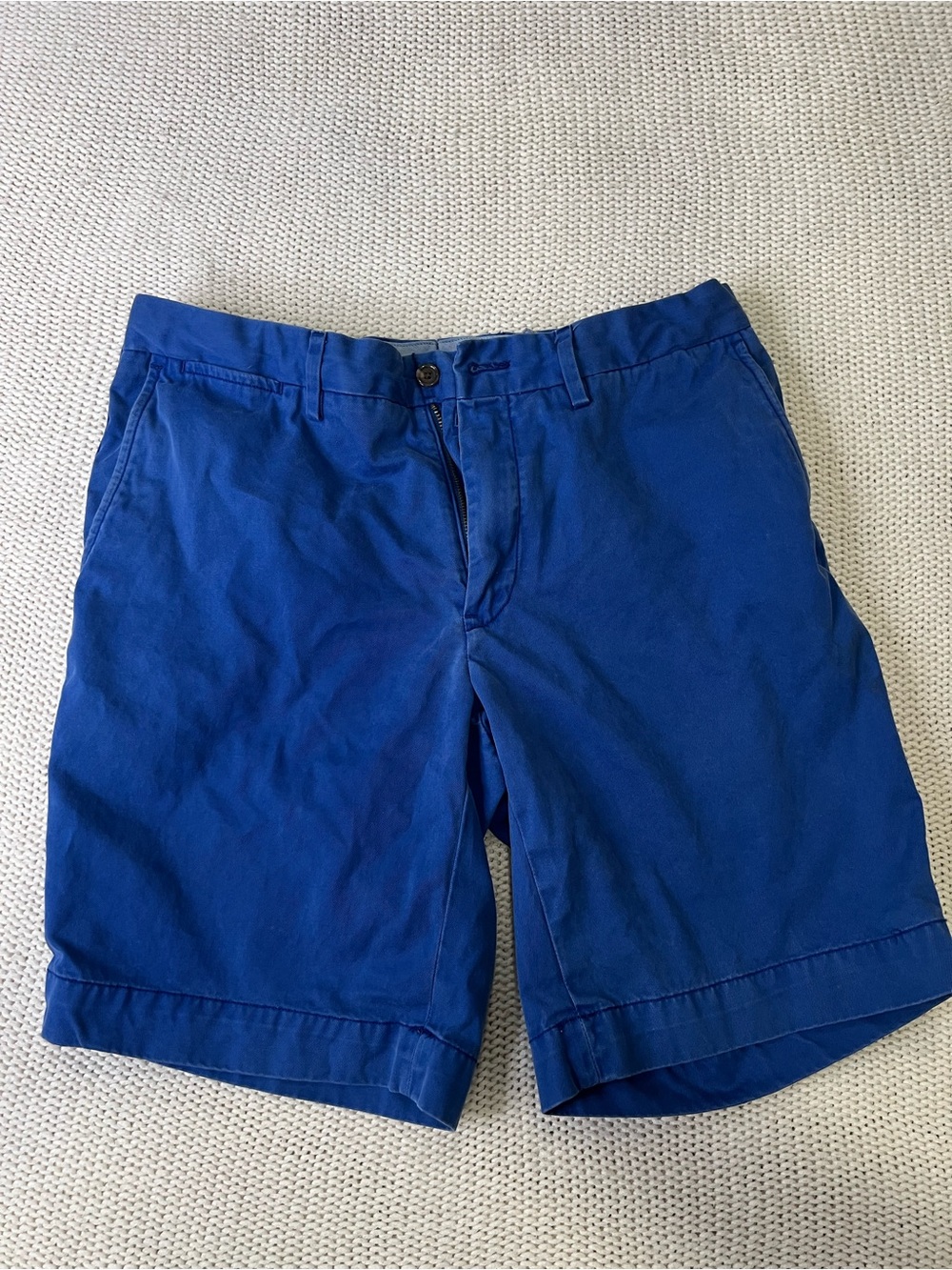 Ralph Lauren Royal Blue Flat-Front Men's Shorts